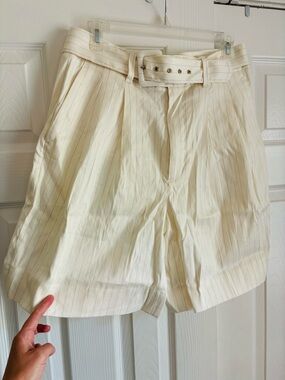 Banana Republic Pinstripe Bermuda Shorts